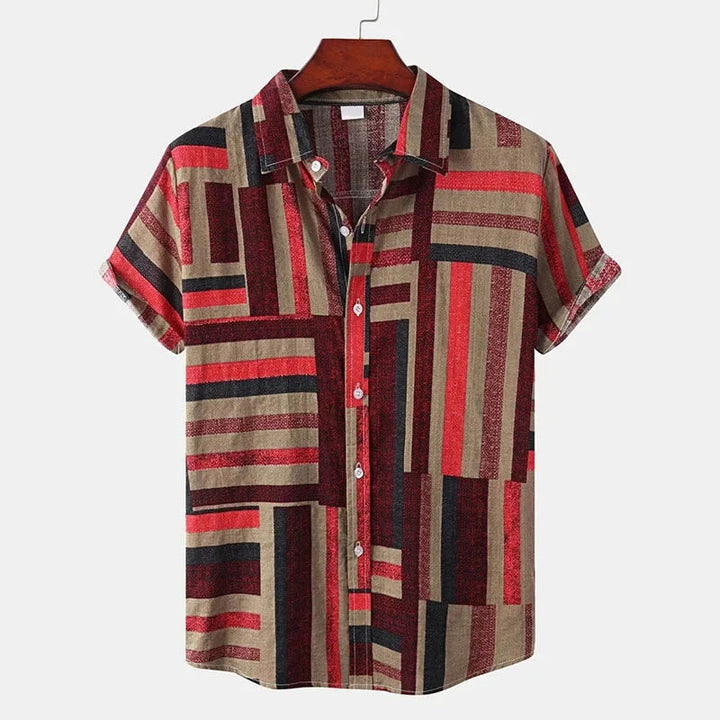 Heren Shirt | Retro | Met Knoopjes | Zomer
