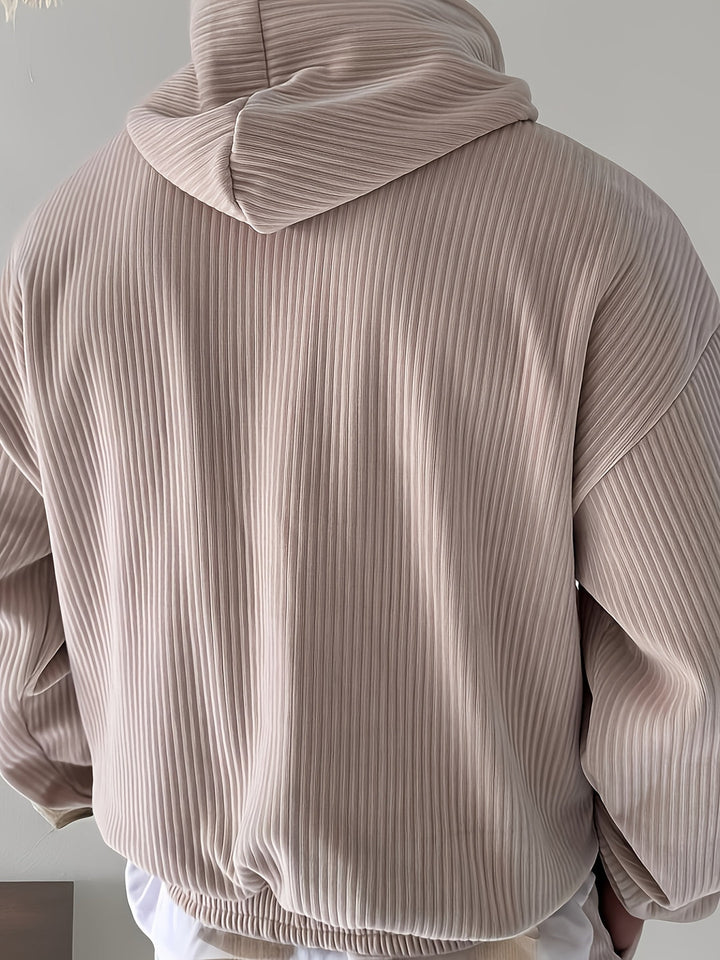 Heren Hoodie | Corduroy | Retro Stijl & Comfortabel | Lente/Herfst