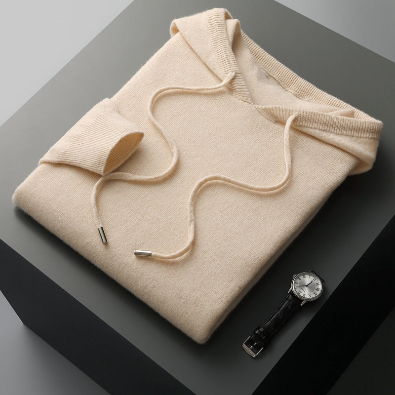 Premium kasjmier Hoodie met trekkoorden voor ongeëvenaarde stijl | Tobias