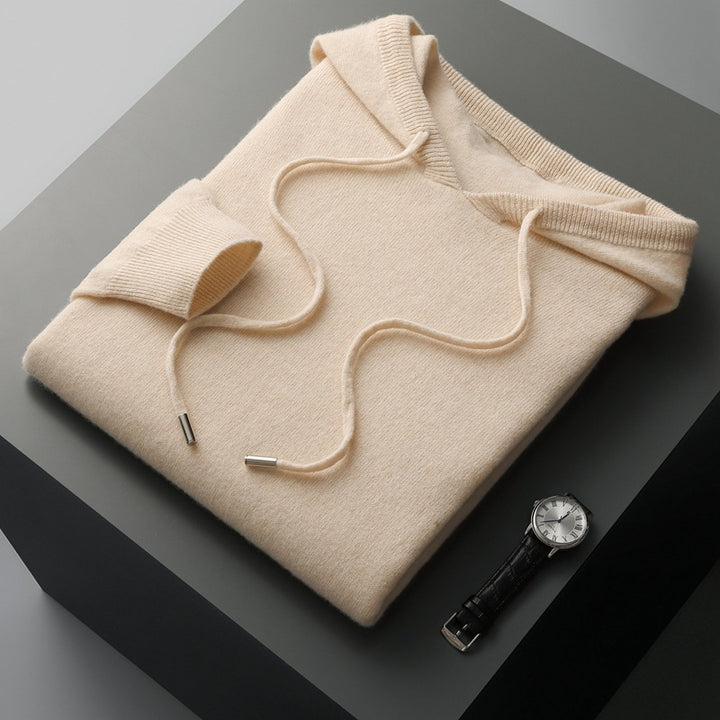 Premium kasjmier Hoodie met trekkoorden voor ongeëvenaarde stijl | Tobias