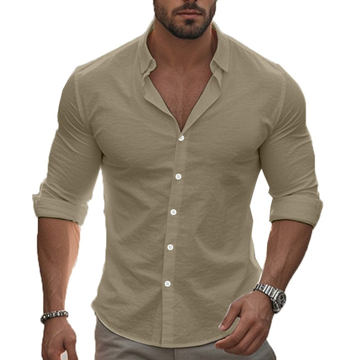 Heren overhemd | Comfort Fit | Katoen & Stretch | Lange Mouw