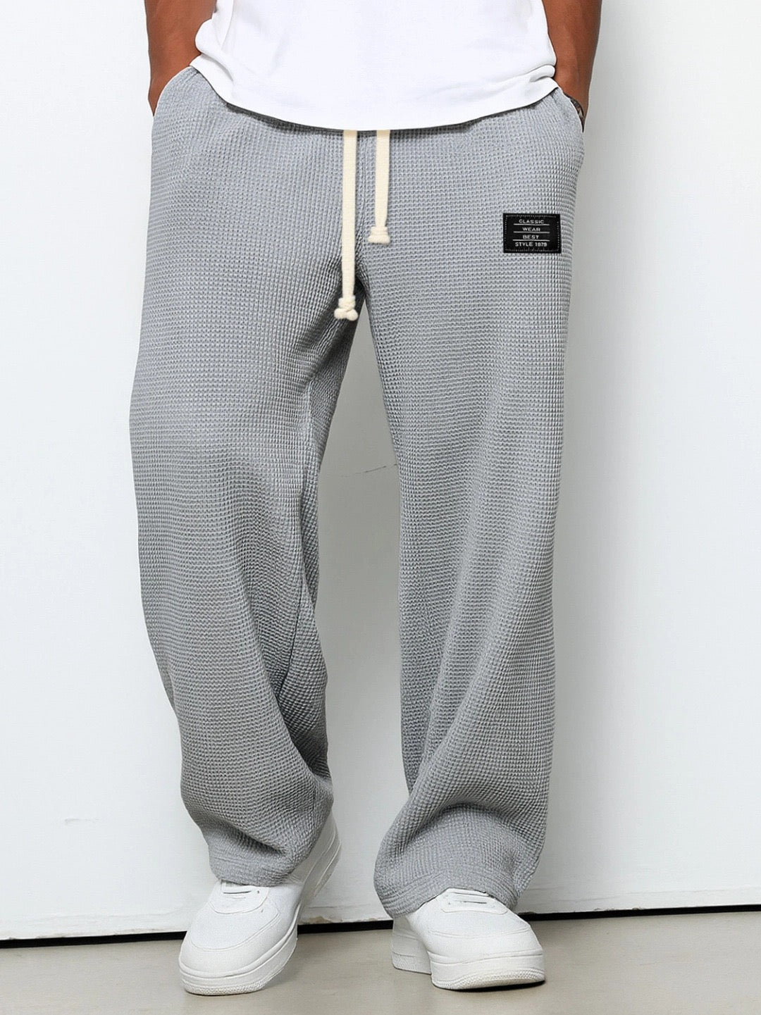 Heren Broek | Wijde Pijpen | Trekkoord | Zomer