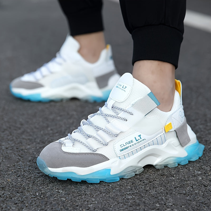 Heren Hardloopschoenen | Chunky Sneakers | Schokabsorberend & Ademend | Vetersluiting