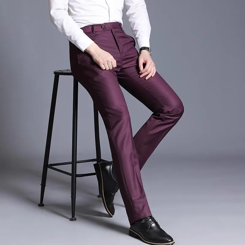 Heren Werkbroek | Slim Fit | Strijkvrij & Zakelijk | Modern Design