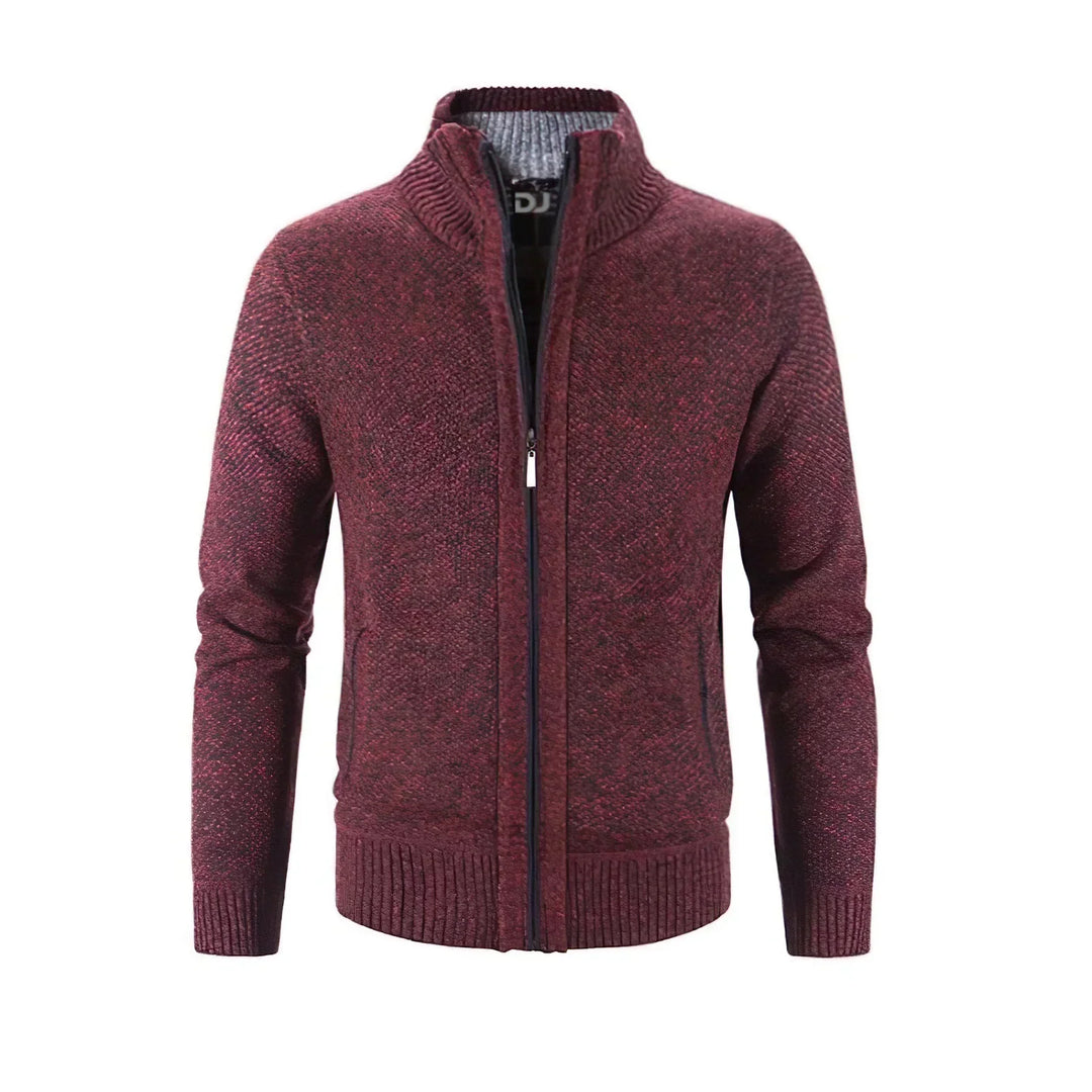 Cardigan Heren | Warme Gebreide Zip-up Trui | Zachte Stof