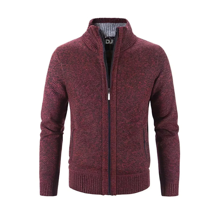 Cardigan Heren | Warme Gebreide Zip-up Trui | Zachte Stof
