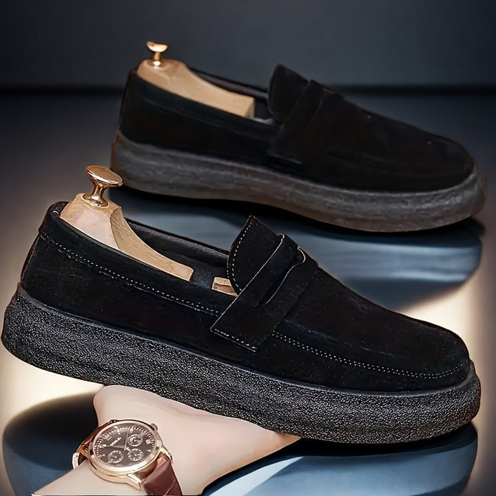 Heren Instappers | Modern & Comfortabel | Slip-On Stijl met Rubberen Zool | PU Leer