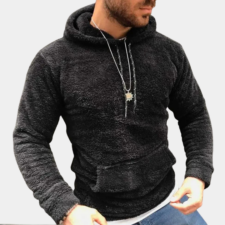 Klassieke warme hoodie voor heren met kangoeroezakken en unieke stijl | Ties