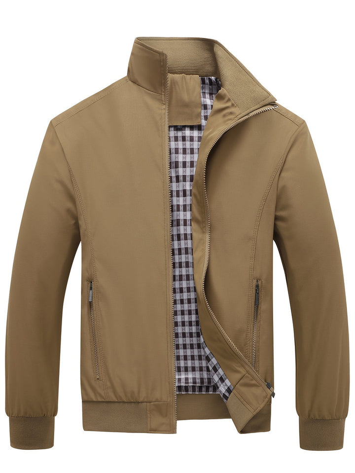 Heren Jas | Effen & Casual | Ritszakken & Revers | Voor Lente & Herfst Buiten
