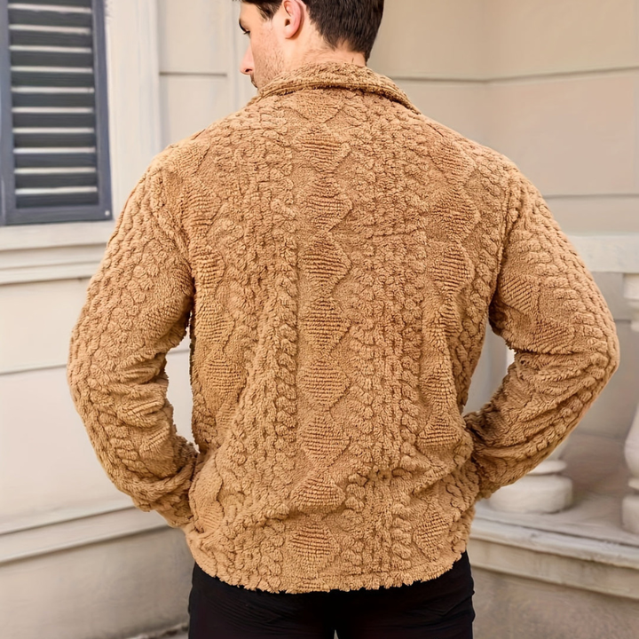 Winterjas Heren | Casual Bontjas | Knopen & Losse Pasvorm