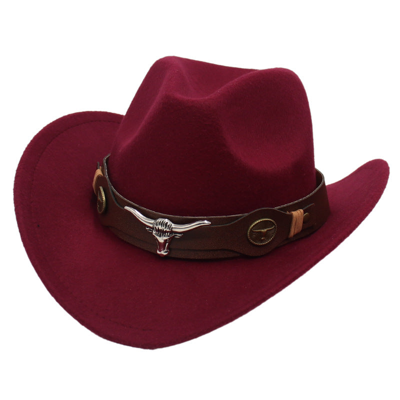 Cowboy Hoed | Klassiek Model | Vegan Leer & Gevlochten Kinband | Verstelbaar Design