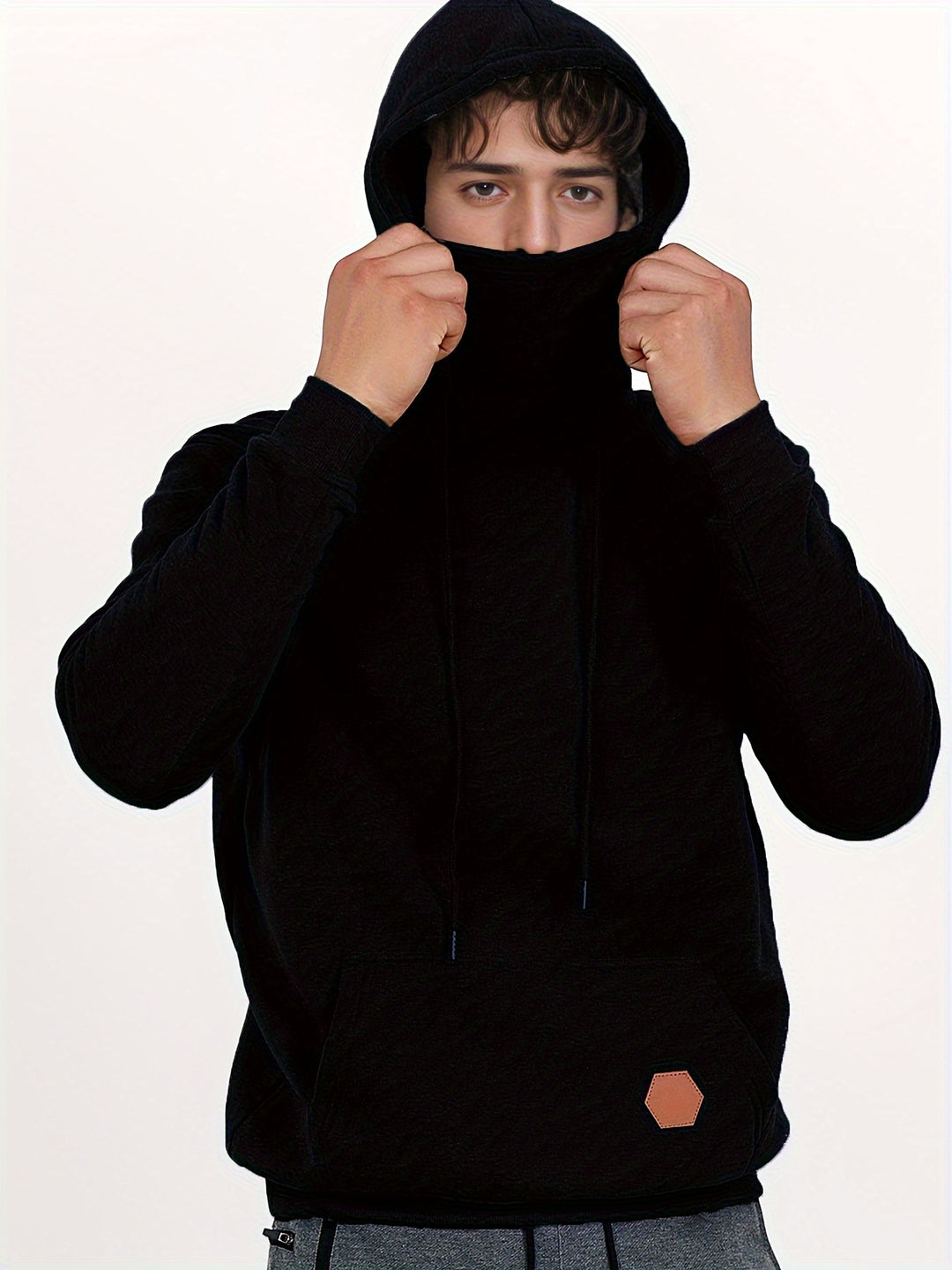 Heren sporthoodie | Stretch & Comfort | Appliqué Detail | Herfst & Winter