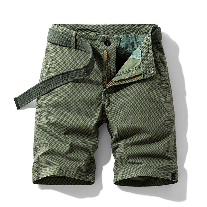 Heren Cargo Shorts | Gestreept Patroon & Normale Pasvorm | Katoenblend | Casual & Outdoor Sporten