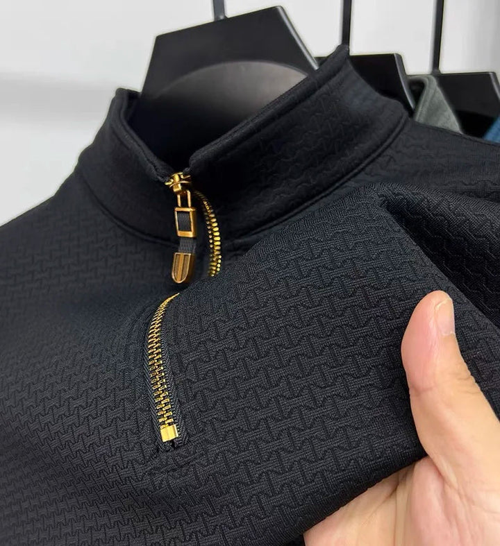 Stijlvolle Zip-Up trui voor heren met eersteklas comfort en moderne uitstraling | Nathan