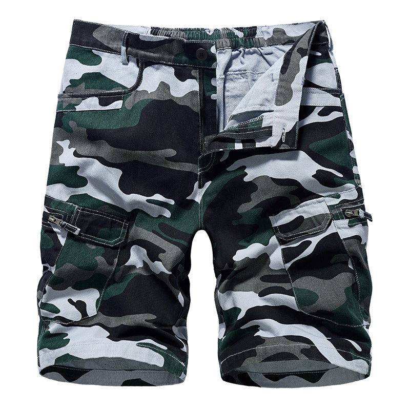 Heren Cargo Shorts | Camouflage & Meerdere Zakken | Lichtgewicht Katoen | Zomer Streetstyle & Outdoor