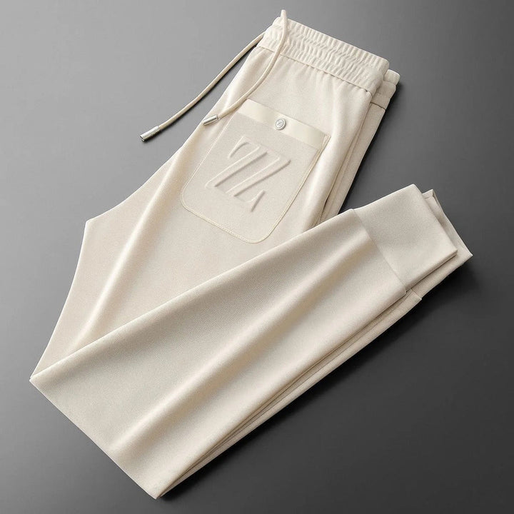 Luxe zijden joggerbroek voor heren met ultiem comfort en moeiteloze elegantie | Xavi