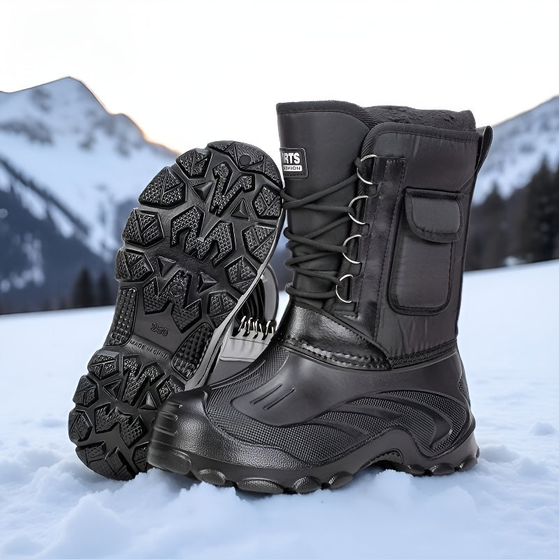 Sneeuwlaarzen Heren | Antislip Zool & Enkelsteun | Outdoor Schoenen Heren