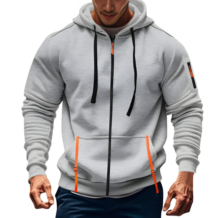 Heren Hoodie | Sportieve Zipper Sweater | Comfortabel & Casual Kleding