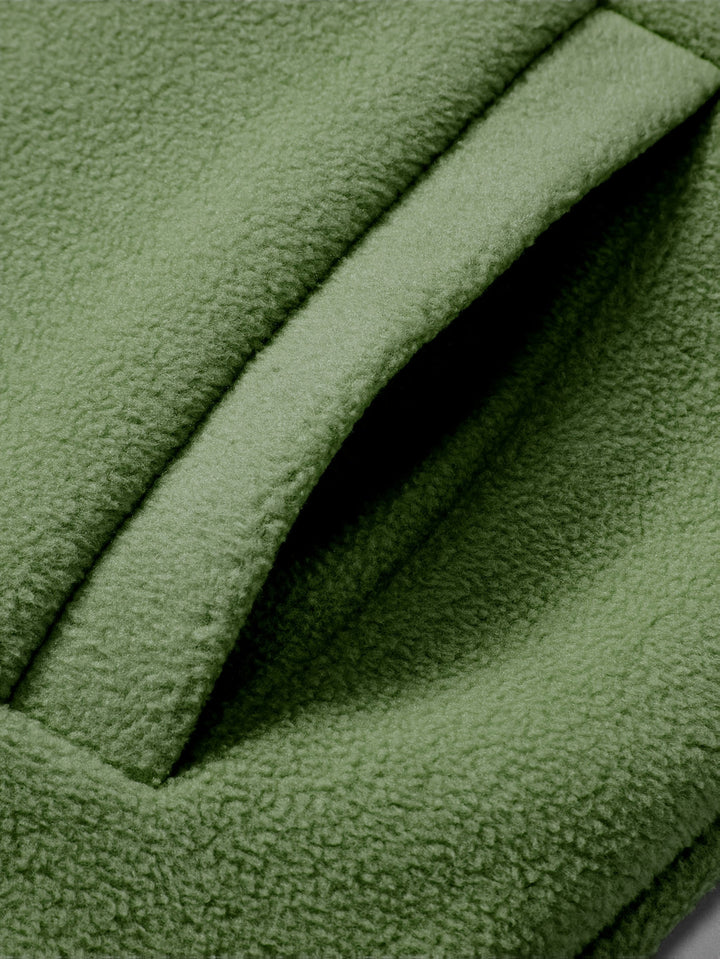Heren Jas | Warme Lange Mouw | Standkraag & Effen Design | Herfst