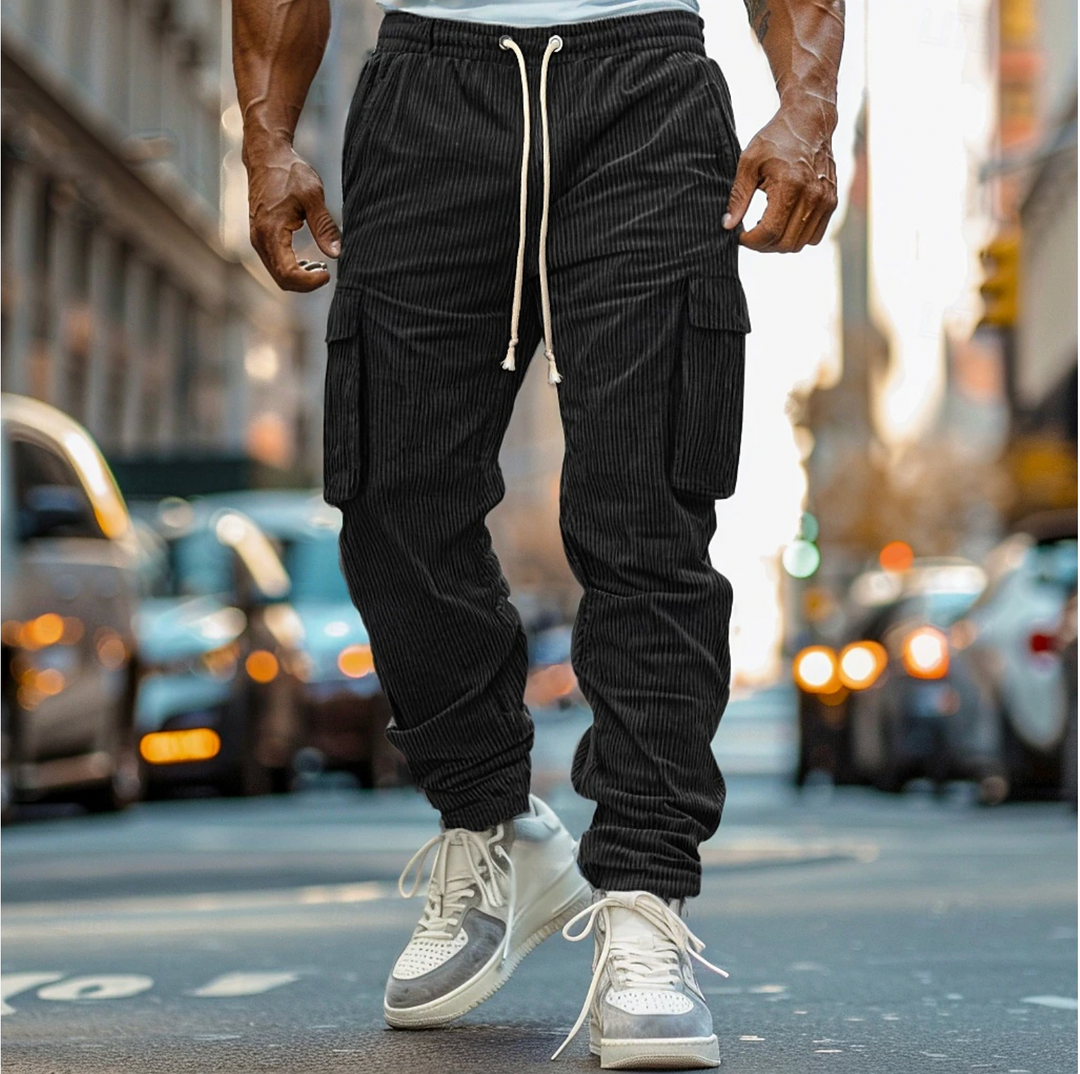 Veelzijdige en stijlvolle Cargo Joggers met Relaxed Fit en casual stijl voor Mannen | Sam
