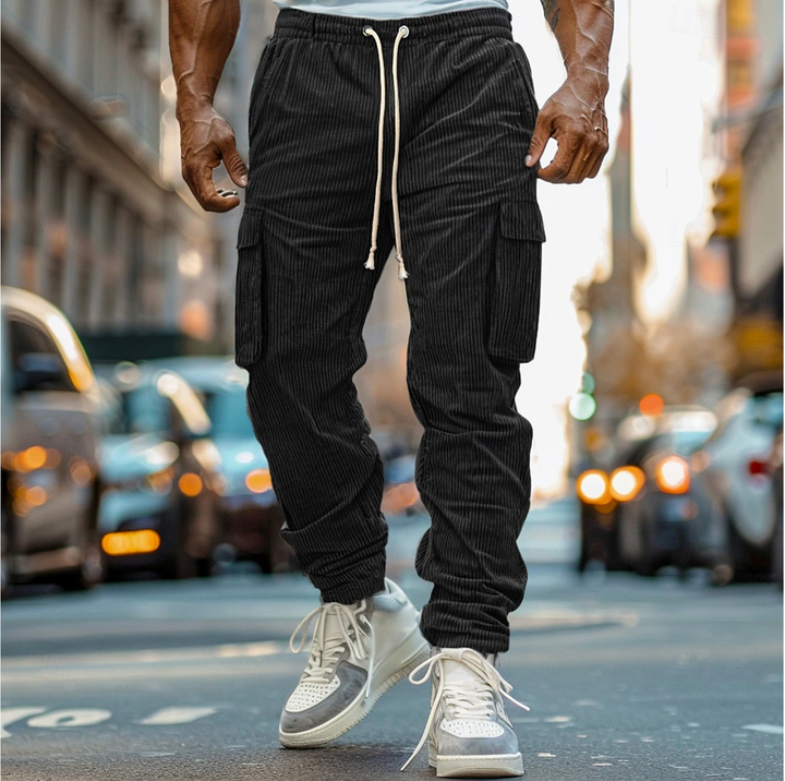 Veelzijdige en stijlvolle Cargo Joggers met Relaxed Fit en casual stijl voor Mannen | Sam