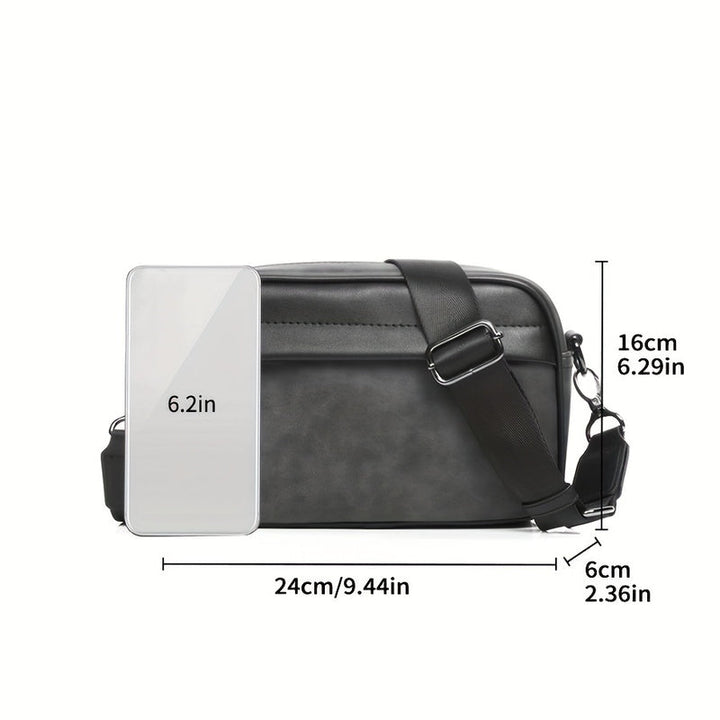 Heren Crossbody Tas | Retro & Minimalistisch Design | Voor Dagelijks Gebruik & Uitgaan