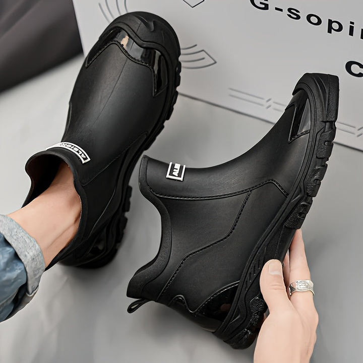 Waterschoenen Heren | Slip-On Regenlaarzen | Waterproof & Antislip