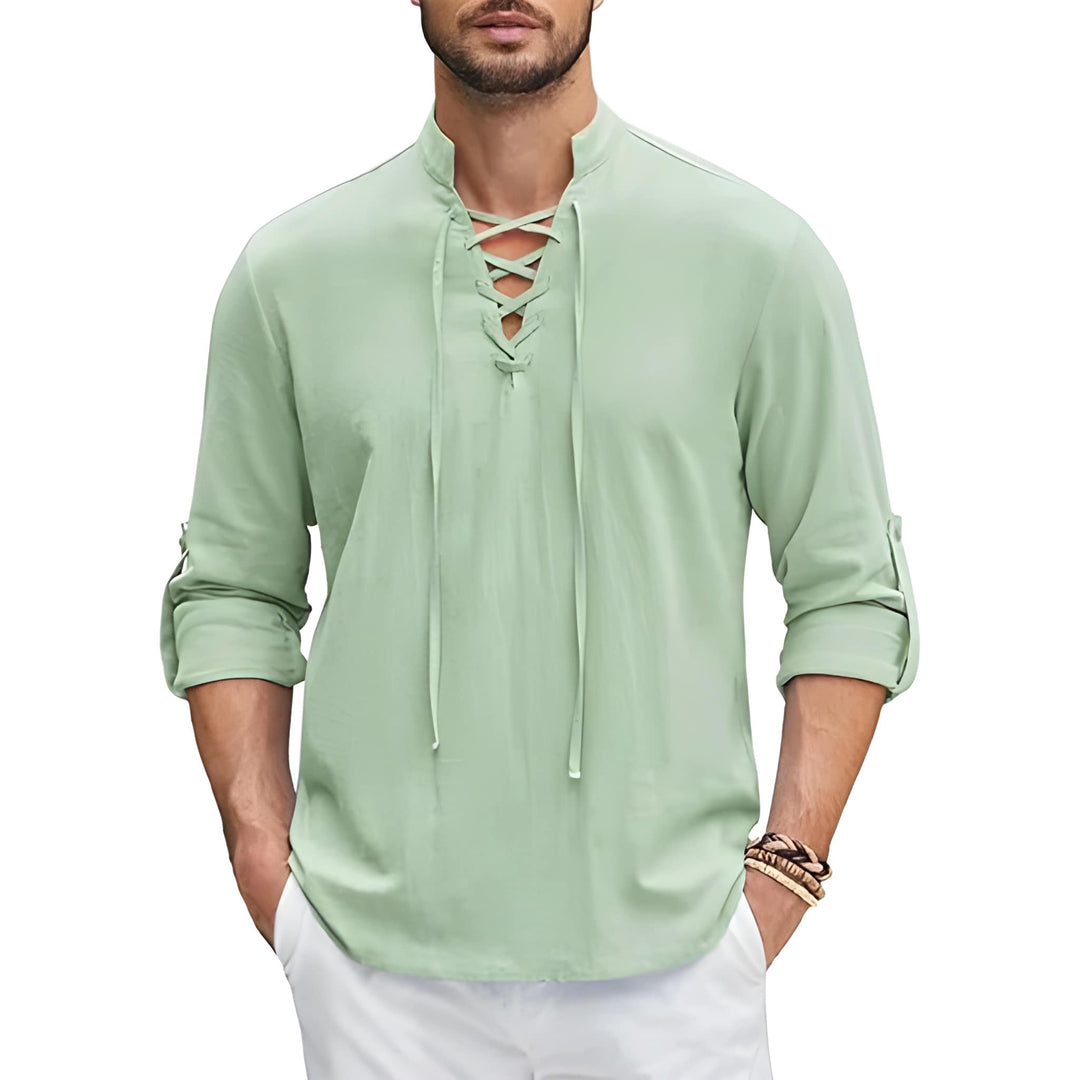 Heren Shirt | Straight Elegant | Vetersluiting | Zomer