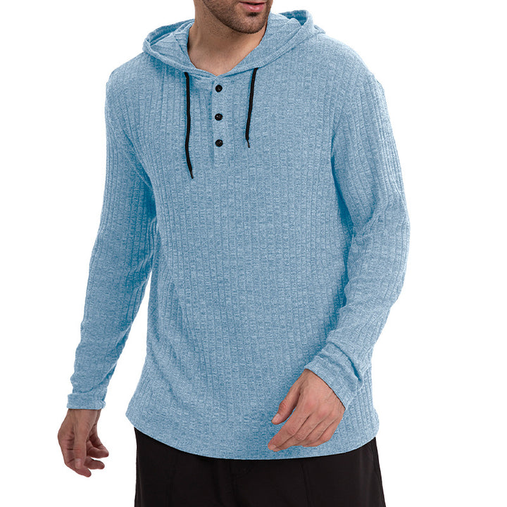 Heren Overhemd | Stretch & Kleurblokken | Capuchon & Knoopdetail | Casual & Sportief