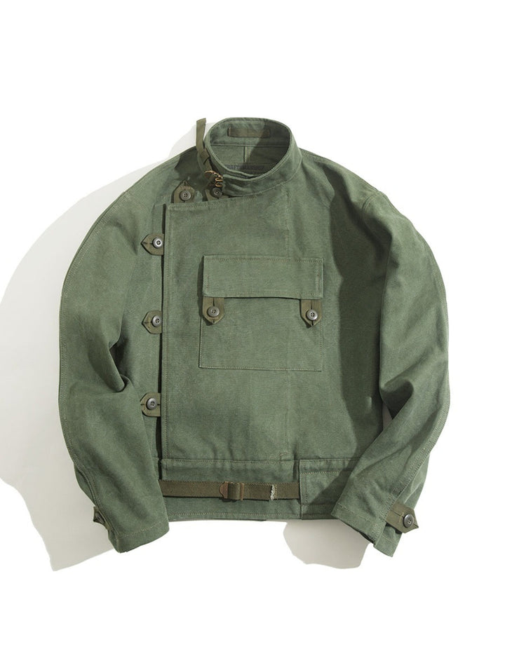 Heren Jas | Oversized Vintage | Met Knoopjes