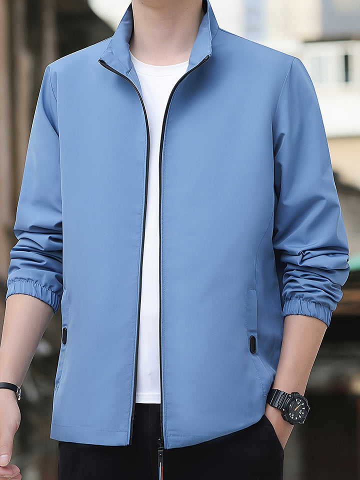 Heren Casual Jas | Lichtgewicht & Comfortabel | Ritssluiting & Opstaande Kraag | Lente & Herfst