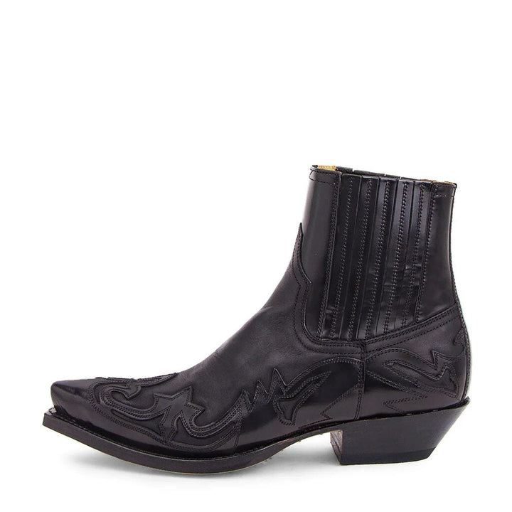Schoenen Heren | Cowboy Enkellaars | Wedge Hak & Slijtvast