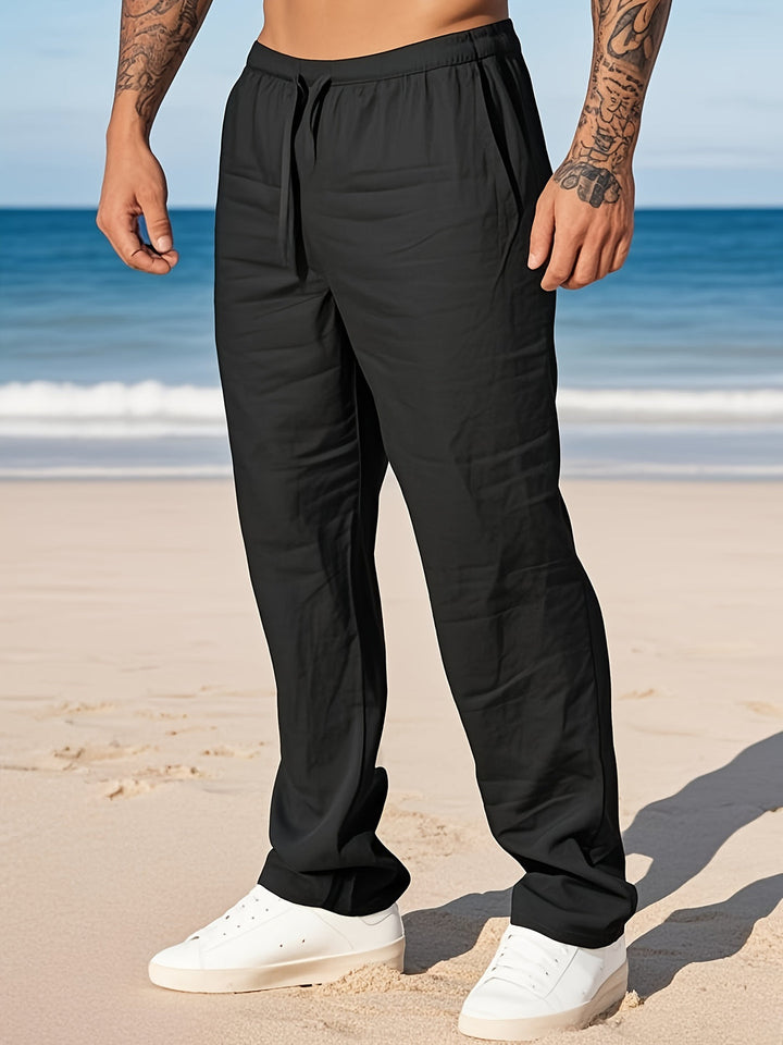 Heren Broek | Straight | Met Trekkoord | Zomer