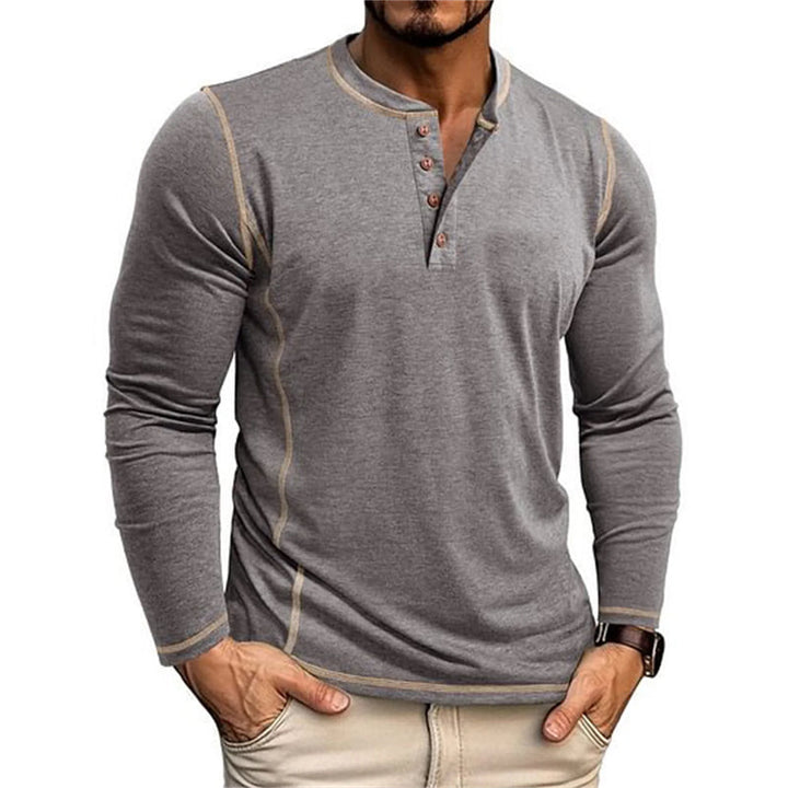 Heren Shirt | Slimfit | Lange Mouw Met Knoopjes | Herfst