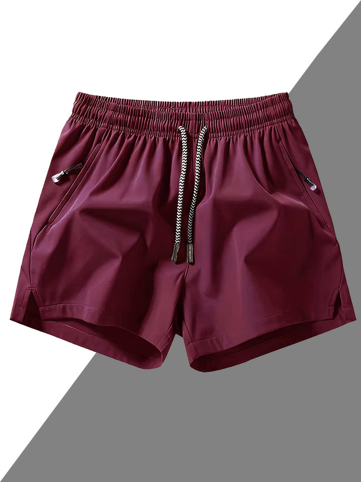 Heren Short | Effen Kleur & Ademend | Lichtgewicht & Losvallend | Sport & Zomer Casual