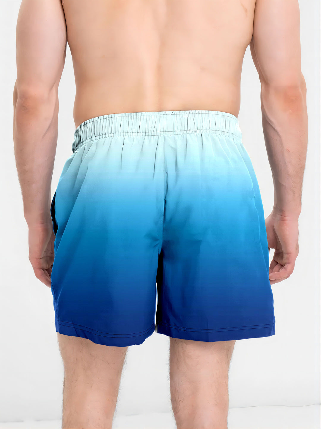 Heren Strandshorts | Sneldrogend & Lichtgewicht | Trekkoord & Ombre Design | Zomer Activewear
