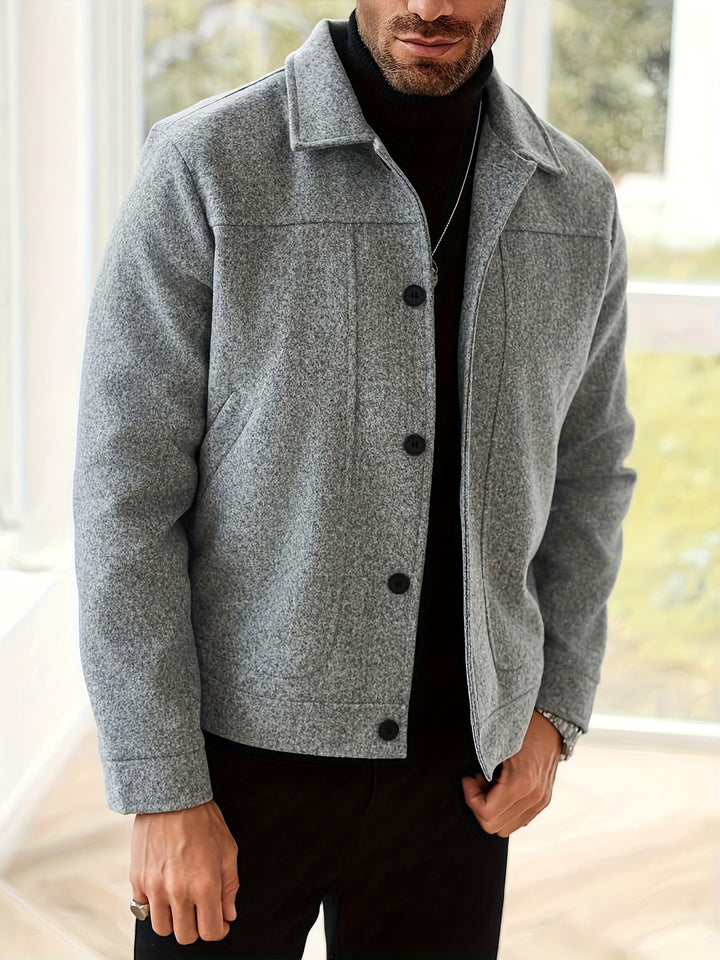 Heren Jas | Elegant | Met Knoopsluiting | Lente