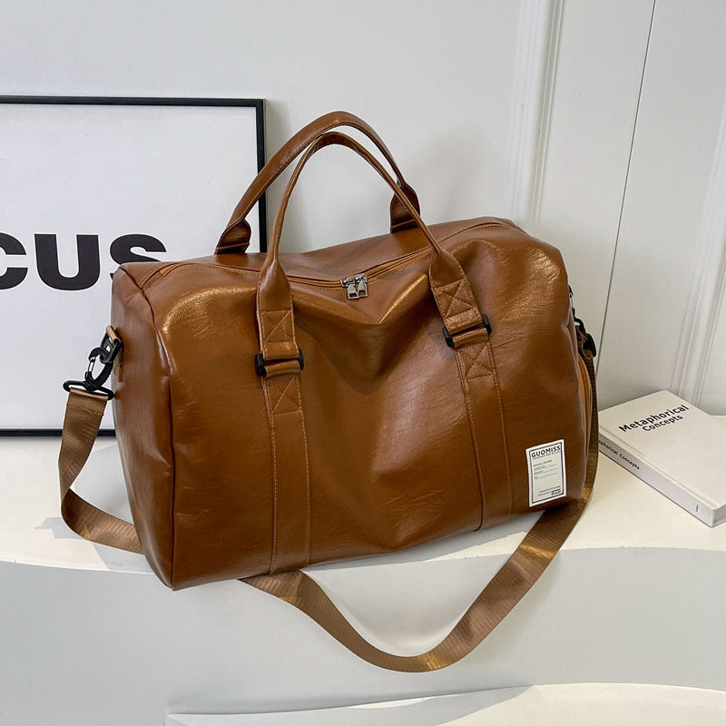 Heren Reistas | Modieus & Multifunctioneel | Verstelbare Schouderband | PU Leer