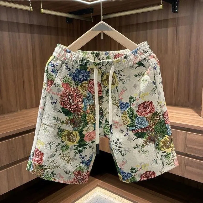 Heren Short | Vintage | Trekkoord | Zomer
