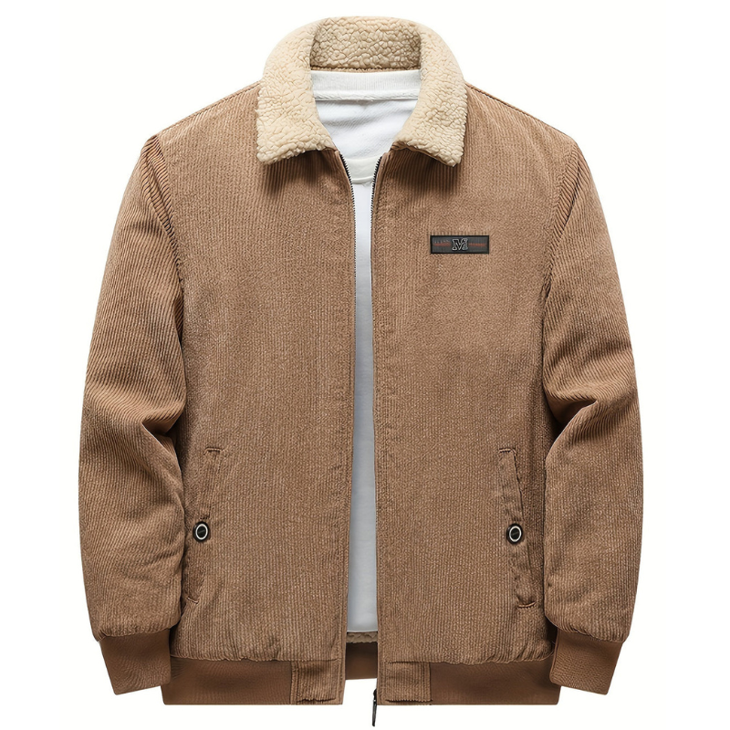 Winterjas Heren | Vintage Jas | Warm met Reverse kraag