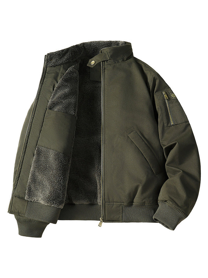 Tussenjas Heren | Vintage | Hoge Kraag | Lente