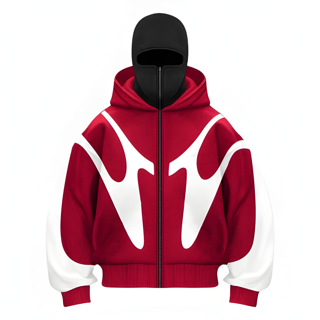 Hoodie met Volledige Rits | Uniek Design | Warme Kleding