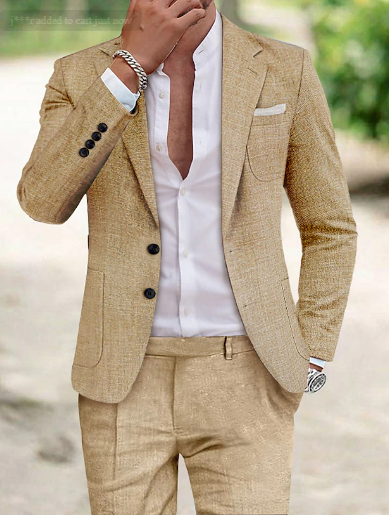 Heren Set | Elegant | Met Knoopjes | Zomer