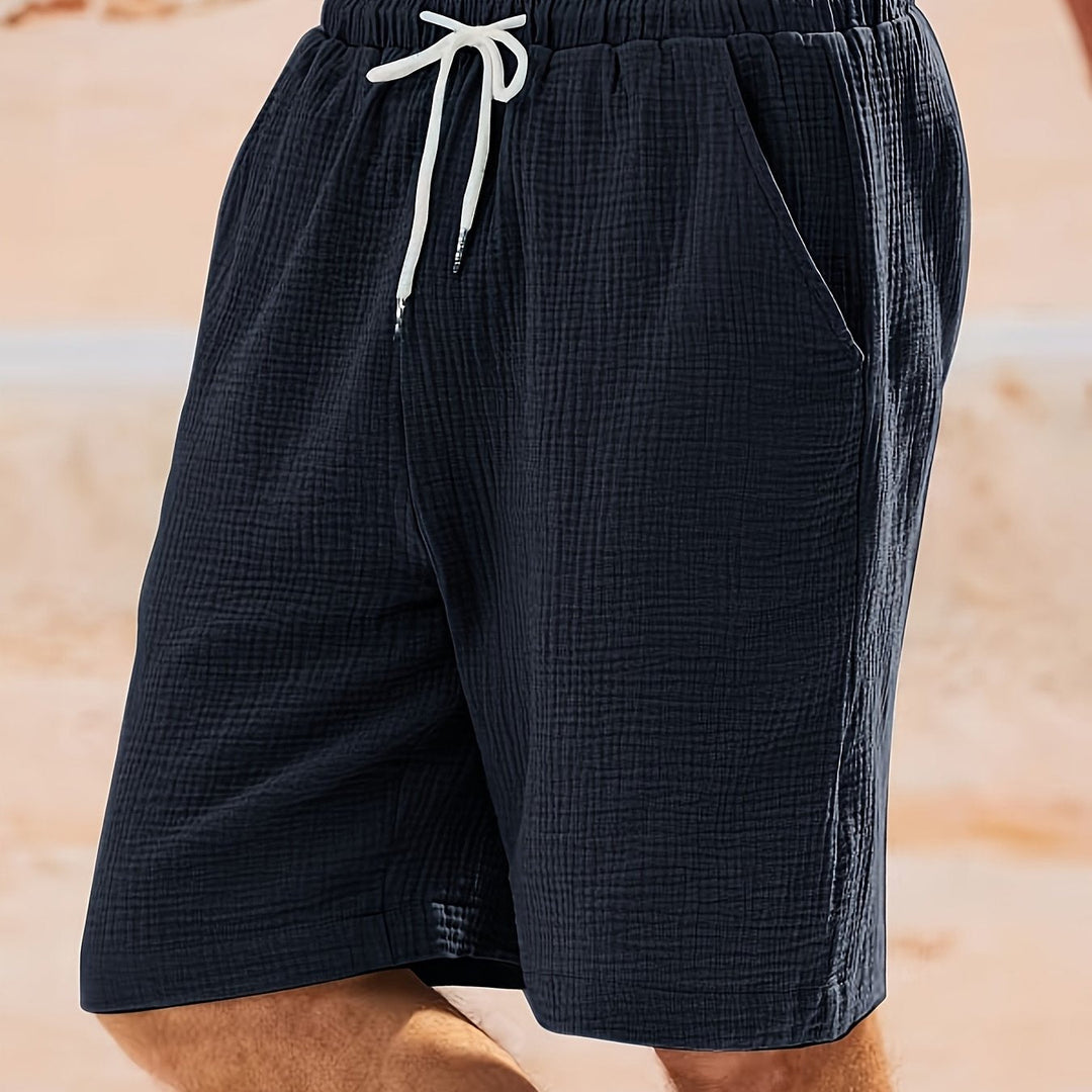 Heren Short | Straight | Trekkoord | Zomer