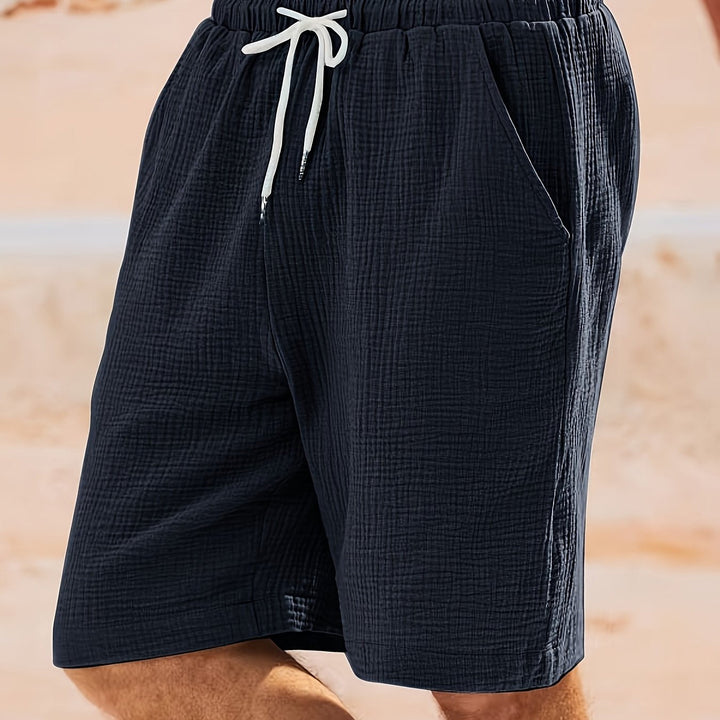 Heren Short | Straight | Trekkoord | Zomer