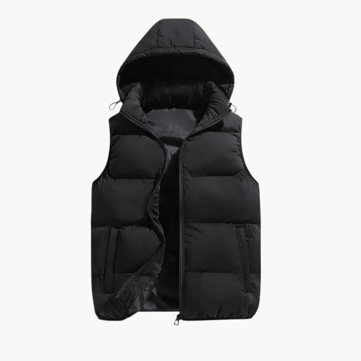 Heren Bodywarmer | Vest Heren | Warme Winter Met Capuchon