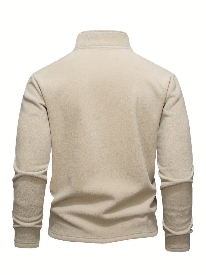 Truien Heren | Thermische Sweater | Half-Zip Staande Kraag | Winter