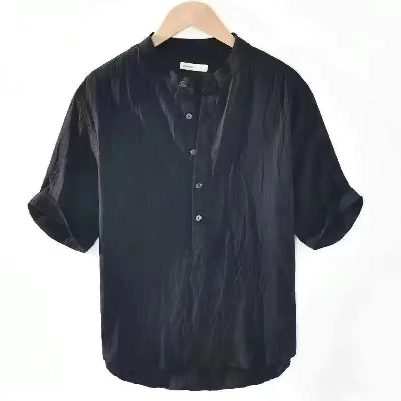 Heren Shirt | Straight | Korte Mouw Met Knoopsluiting | Zomer