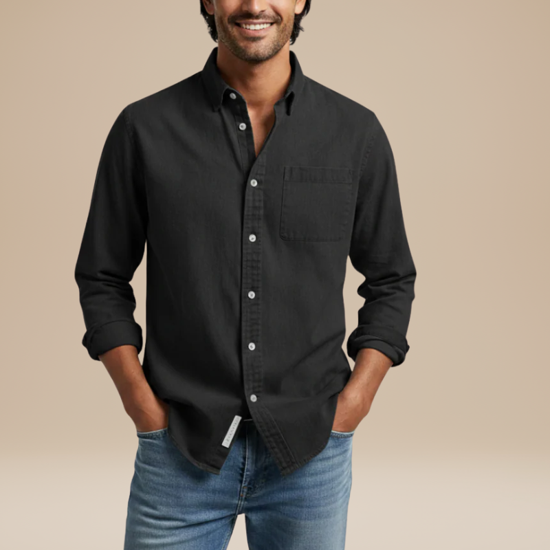 Overhemd Heren | Casual & Elegant | Met Borstzak