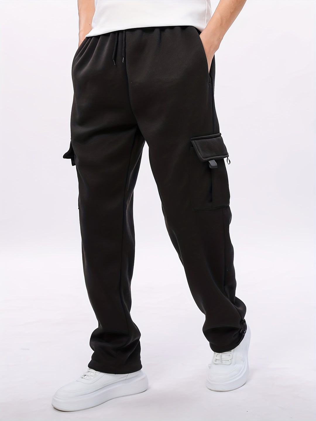 Heren Casual Joggingbroek | Meerdere Zakken | Polyester | Lente Kleding